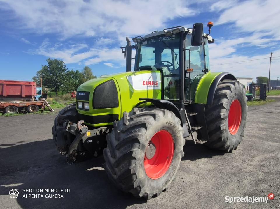 Claas Ares 816 z Tuzemsilnik John Deere moc 165 Czersk