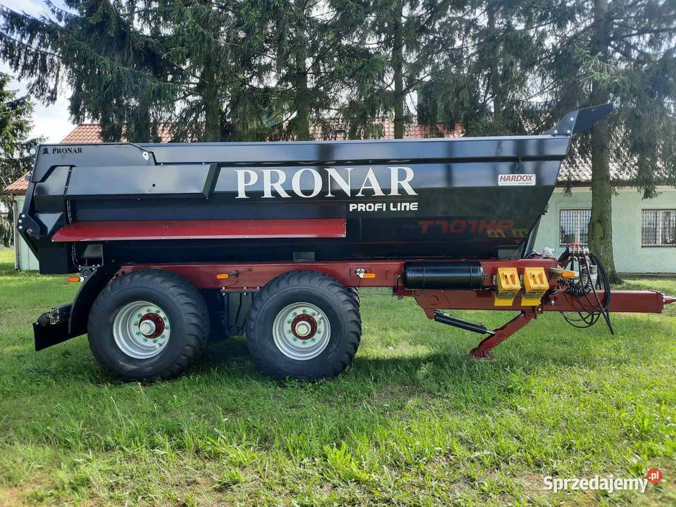 Przyczepa budowlana PRONAR T701HP skorupowa nieuszkodzony łódzkie Opoczno sprzedam