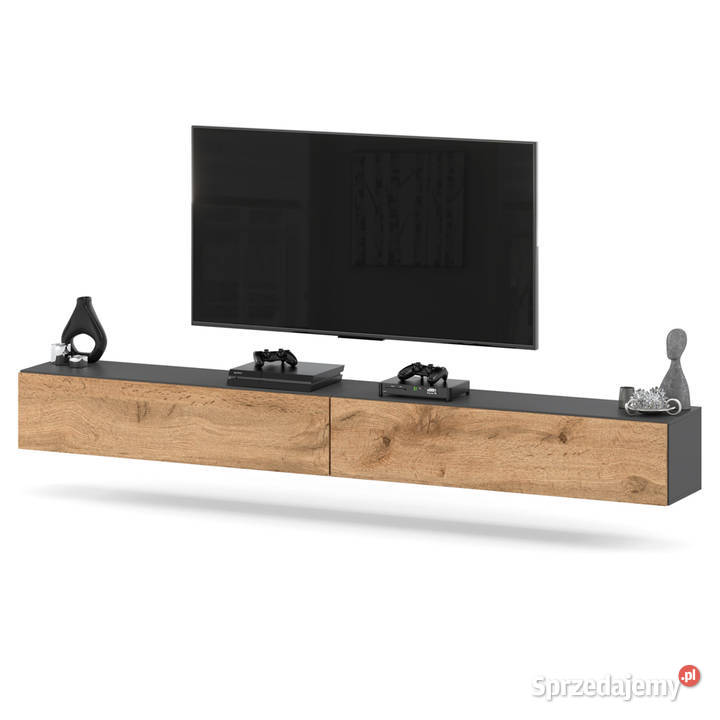 Szafka Rtv Wisząca 280 Loft Pojemna Pod Elbląg