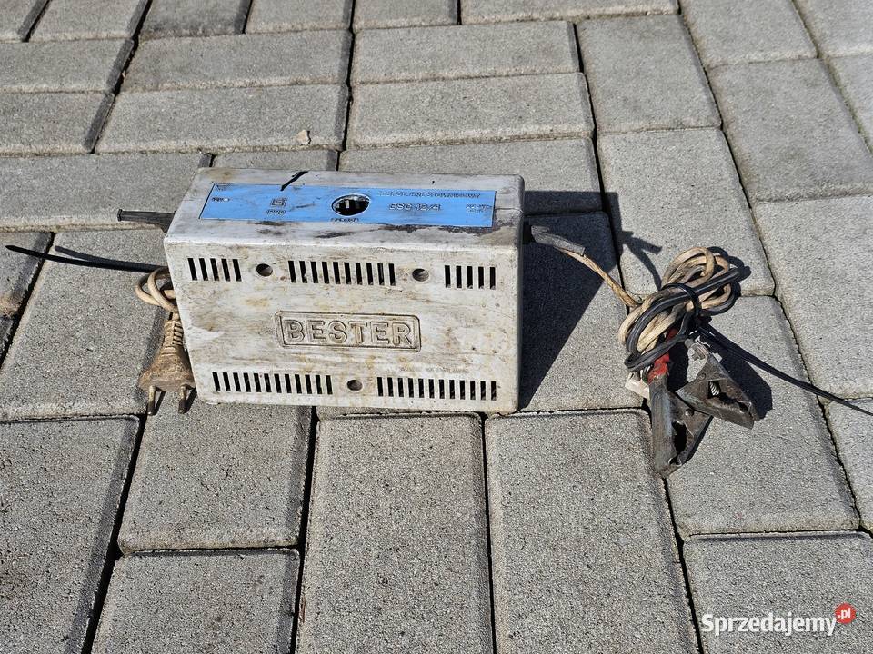 Prostownik 12V 4A Bester BSC 124 unikat stary Ostrów Wielkopolski