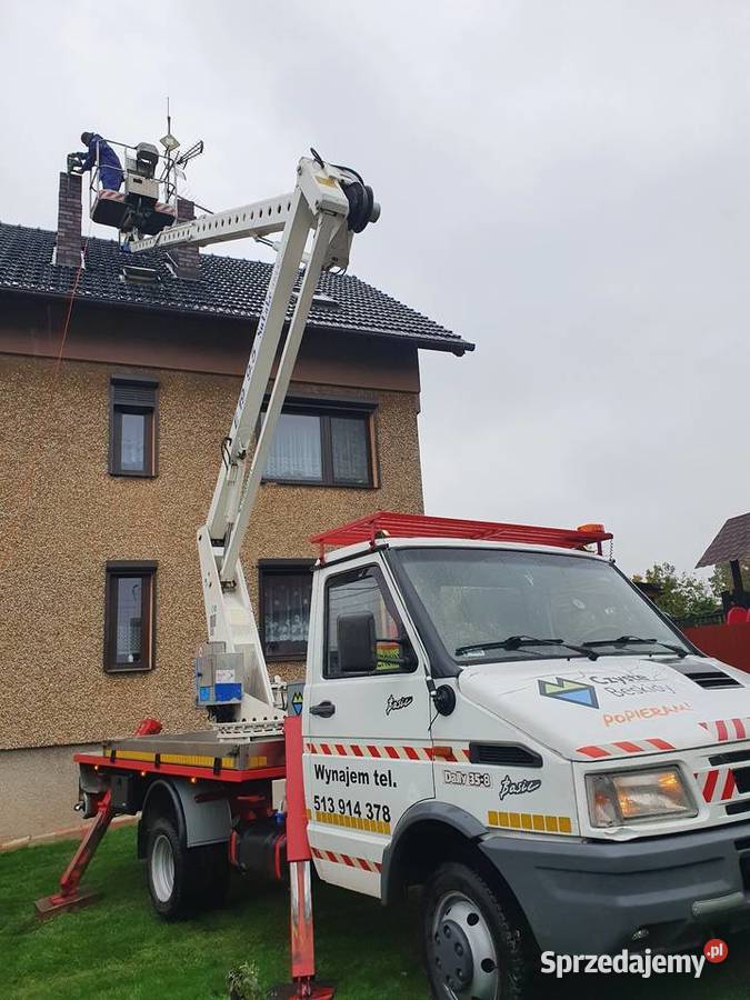 Podnośnik koszowy wynajem Zwyżka 20m