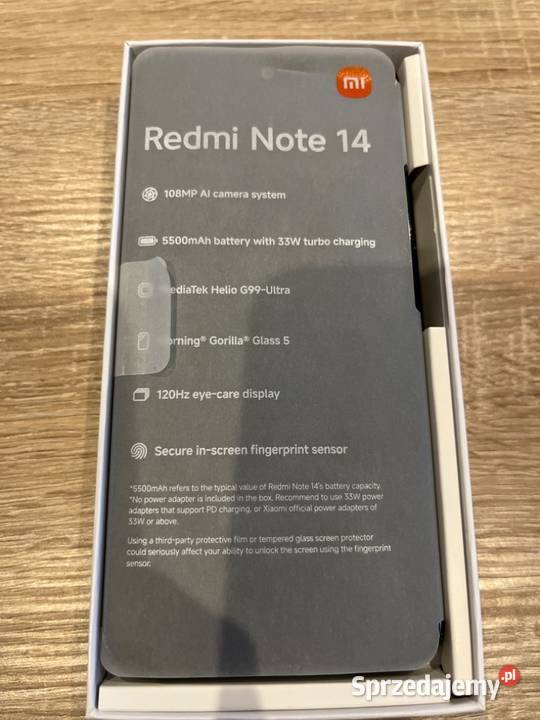 NOwy Redmi Note 14 256 GB Wrocław