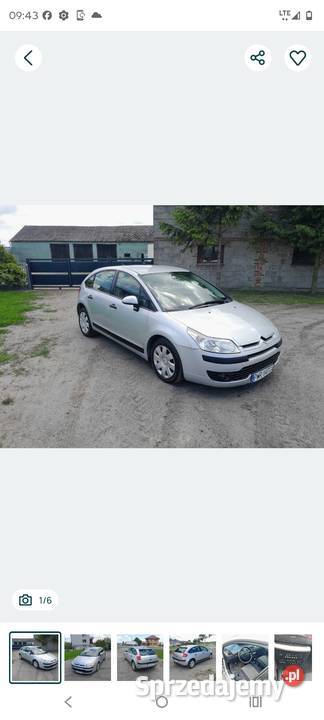 Sprzedam Citroen C4 klima benzyna C4 Kołaczkowo