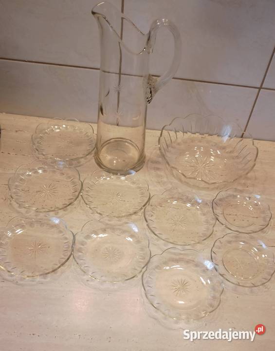 DzbanekMisa talerzyki przedwojenne Nakło nad Notecią