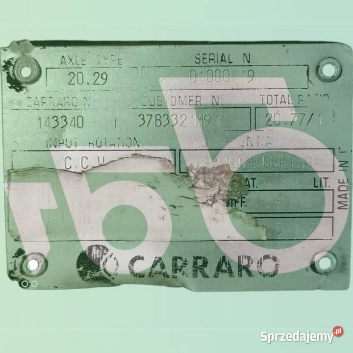 Massey Ferguson 8250 1998rPartsCzęści Wilkowo sprzedam