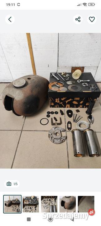 SHL M11 Zbiornik i Cała Masa Części PRL Brodnica
