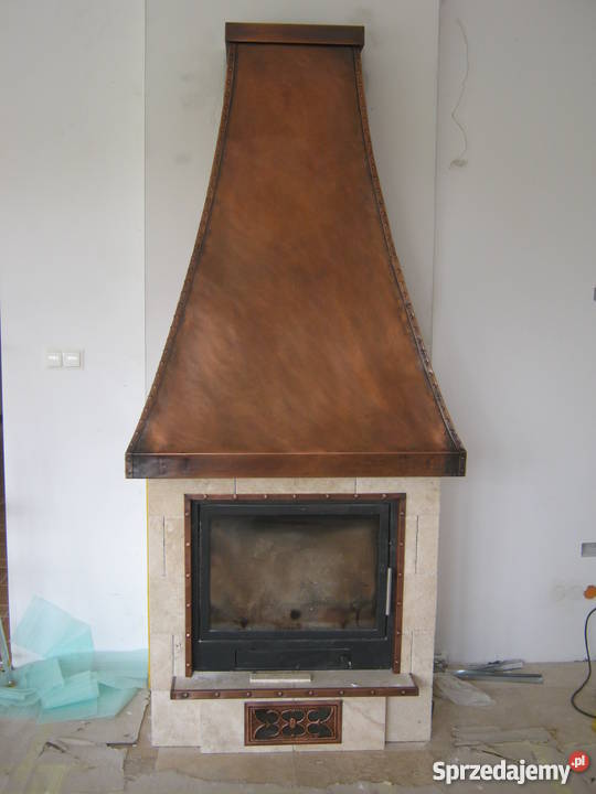 Czapa kominka z blachy miedzianej okap kuchenny dolnośląskie Dzierżoniów