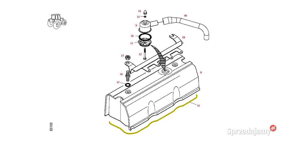 Uszczelka pokrywy zaworów Massey Ferguson Valtra podlaskie sprzedam