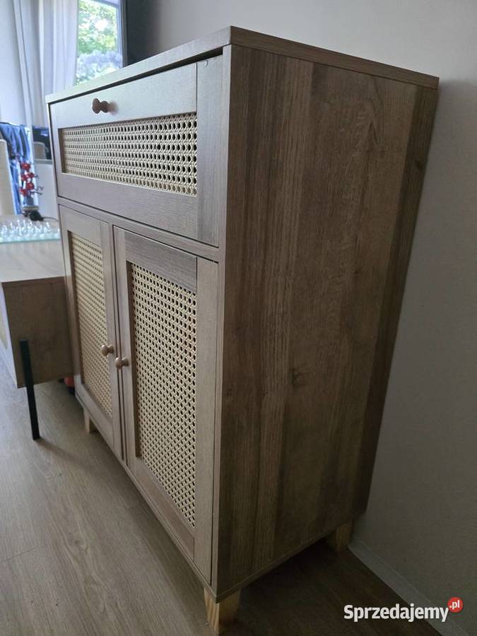 Komoda boho rattan HOMLA NOTTO 74 x 86 x 35 Stan Piaseczno