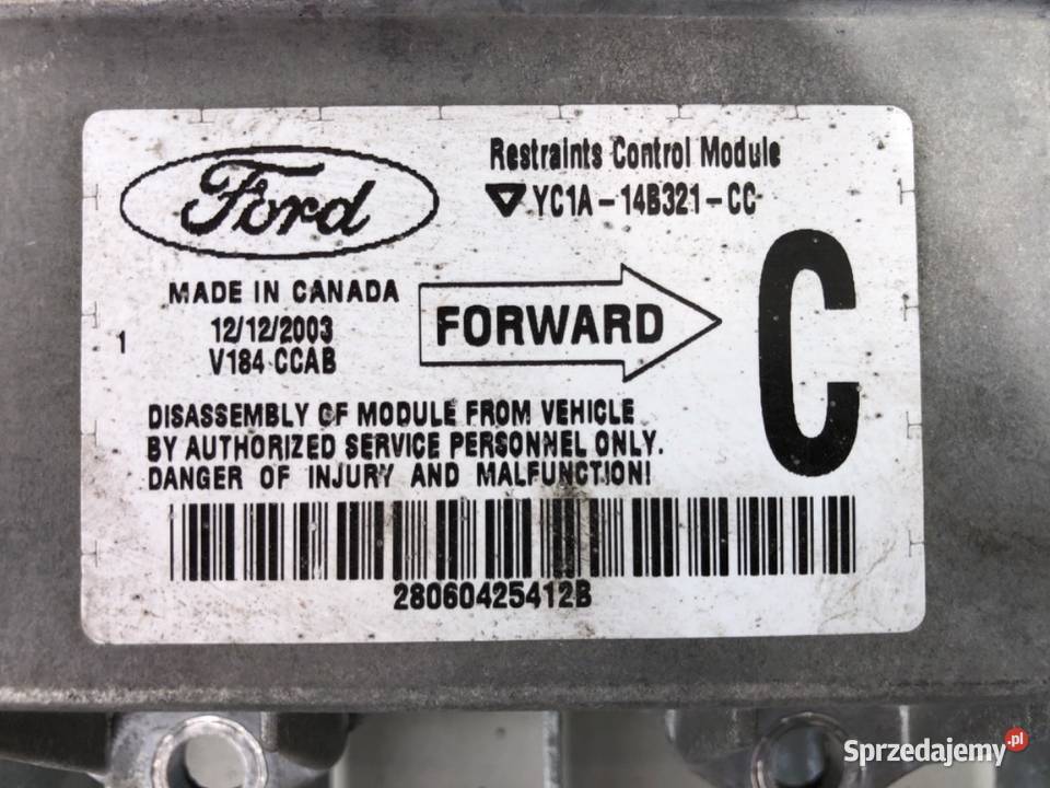 SENSOR AIRBAG FORD TRANSIT IV YC1A14B321CC 0006