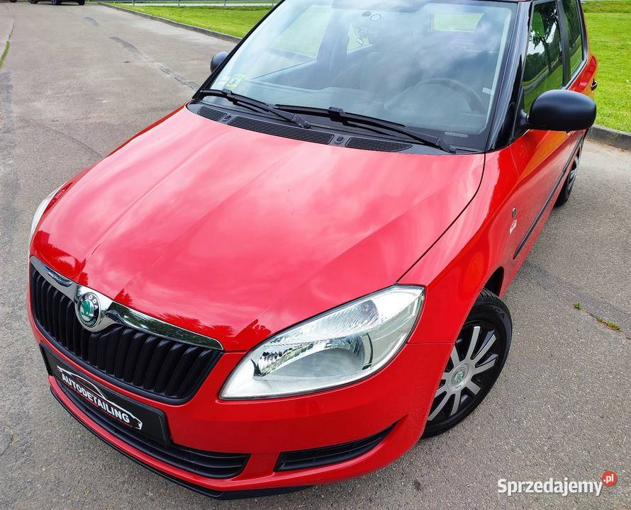 Ładna nie zgnita Skoda Fabia 12 benzyna 2012 203 poduszka powietrzna Domaradz