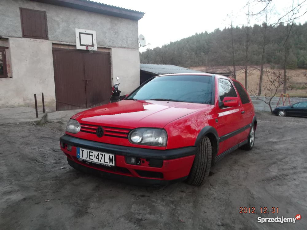Golf III 20 GTI Edition czerwony świętokrzyskie Leśnica sprzedam