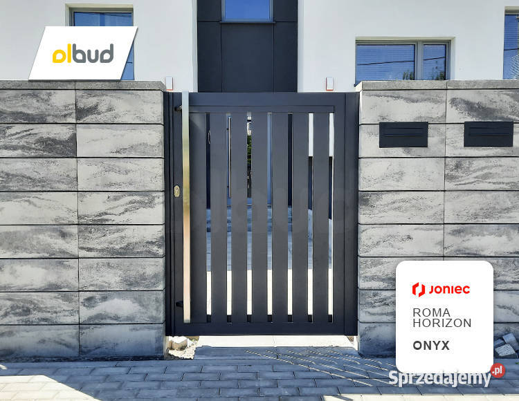 Daszek ogrodzeniowy gładki ROMA HORIZON Onyx Pruszcz Gdański