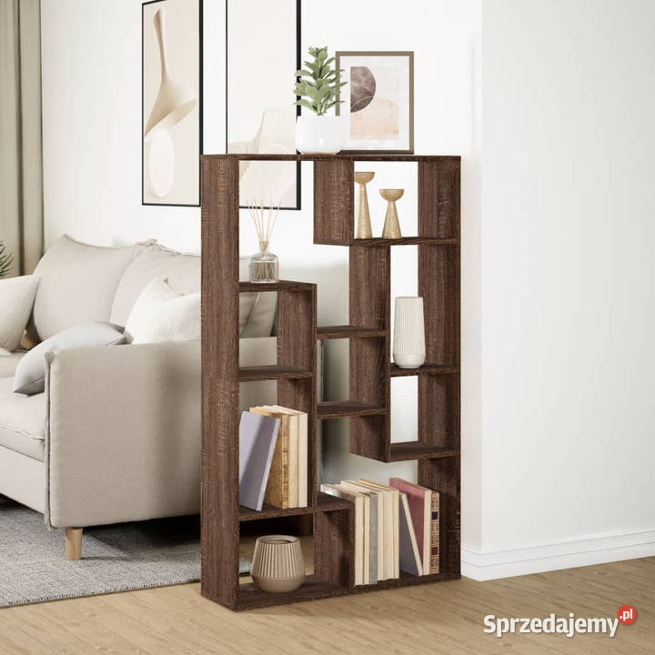Regał brązowy dąb 72x20x120 materiał sprzedam