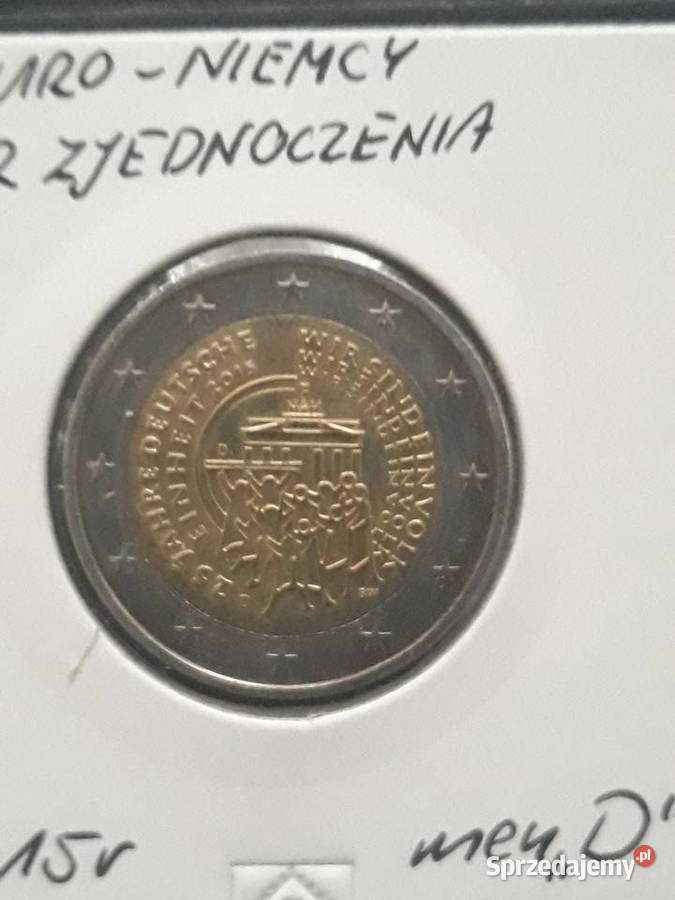 2 Euro Niemcy25 r Zjednoczenia NiemiecmenD2015 r sprzedam