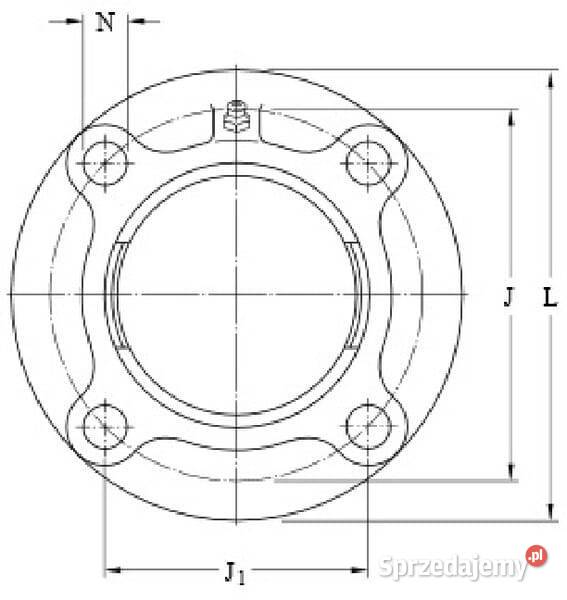 Obudowa łożyska 7500FYC510 Osprzęt roboczy