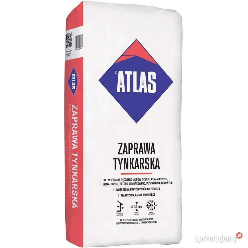 Atlas ZaprawaTynkarska25 tradycyjny tynk sprzedam