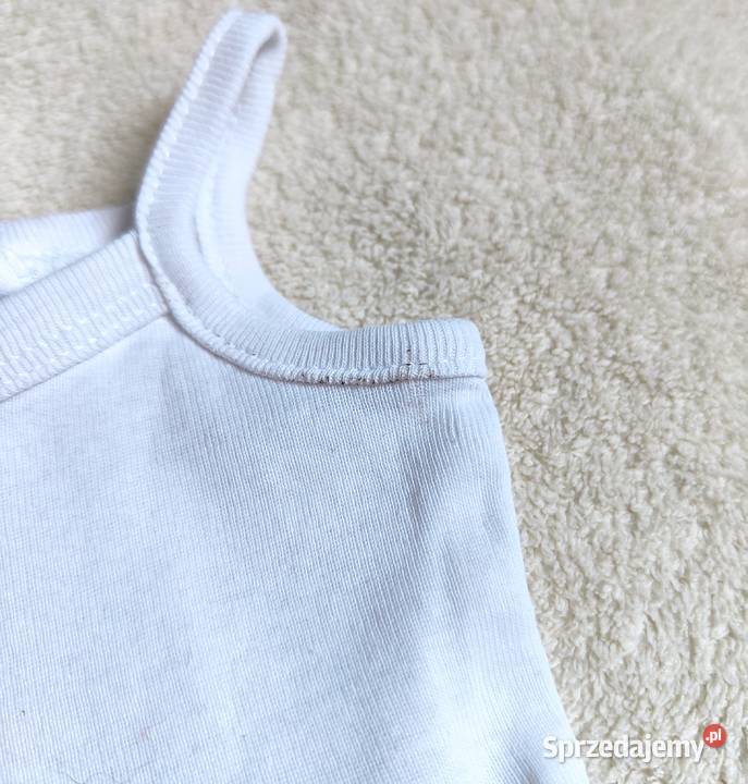 Białe body Sinsay 56 bawełna noworodek newborn zachodniopomorskie Szczecin