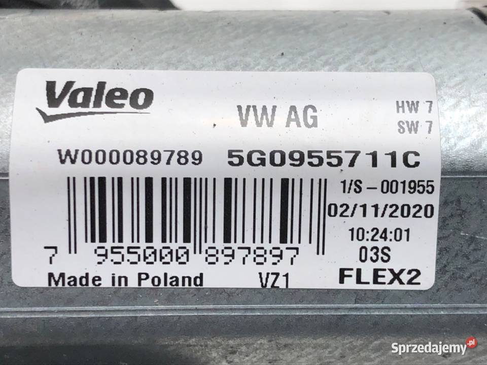 SILNIK WYCIERACZEK TYŁ SEAT ARONA 5G0955711C osobowe