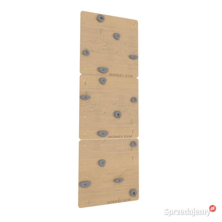 ścianka wspinaczkowa kwadrat 3 drewno chwyty Kraków
