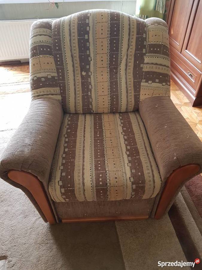 Komplet wypoczynkowy rozkładany Meble Legnica