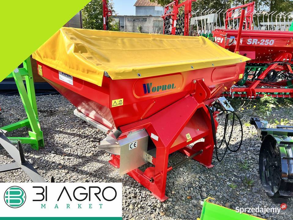 Rozsiewacz polowy Junior 800 2tarczowy Woprol nieuszkodzony Wysokie Mazowieckie