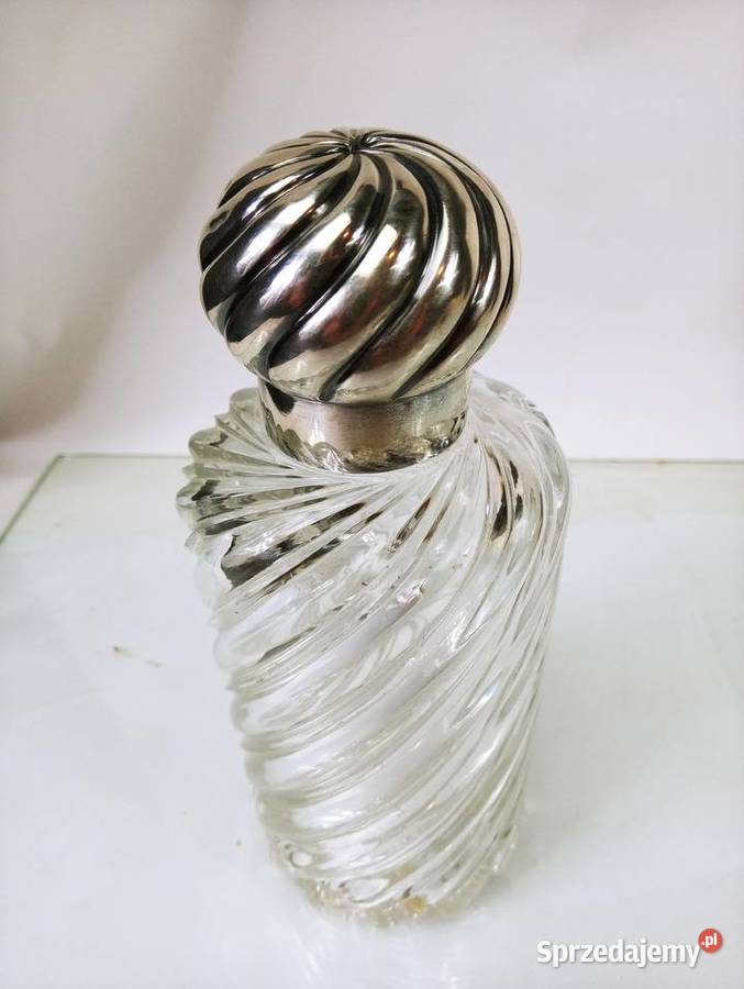 Londyn Flakon na perfumy Srebro 925 Kryształ lubuskie Nowa Sól