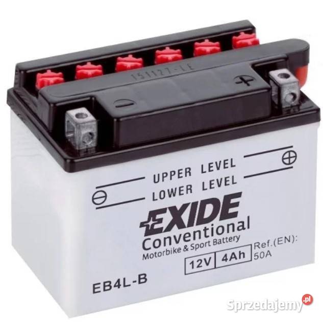 Akumulator motocyklowy EXIDE EB4LB YB4LB 12V 4Ah Wałbrzych