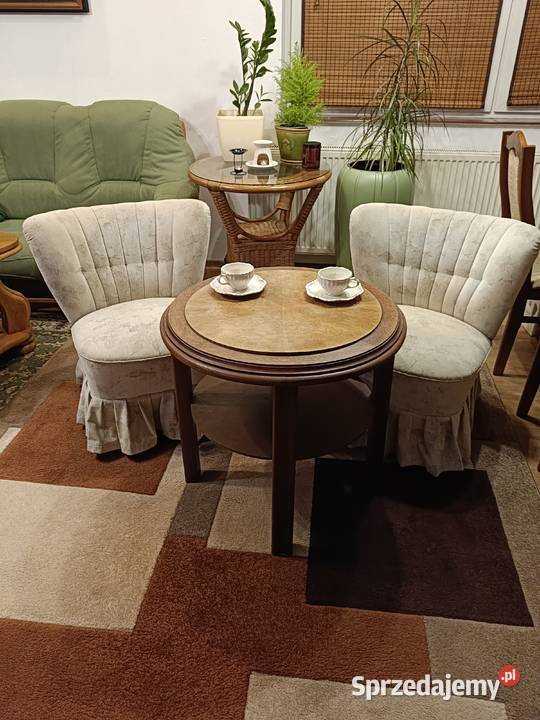 Fotel klubowy muszelka Vintage lata 60 PRL kujawsko-pomorskie Lipno sprzedam