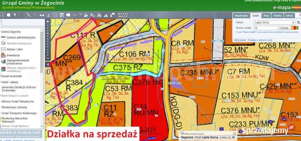 Działkę sprzedam Łąkta Górna 9000m2