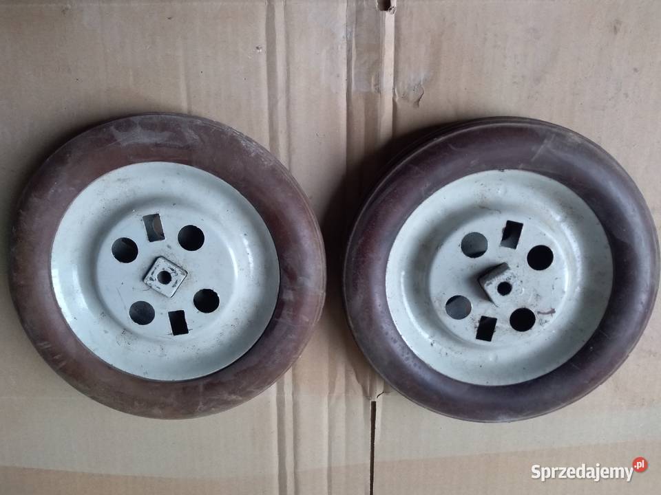 Kółka do wózka do zabawki moskwicz stalowe ładny