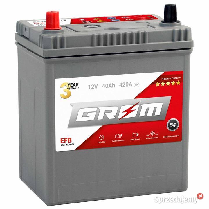 Akumulator GROM EFB STARTSTOP 40Ah 420A Japan Radom