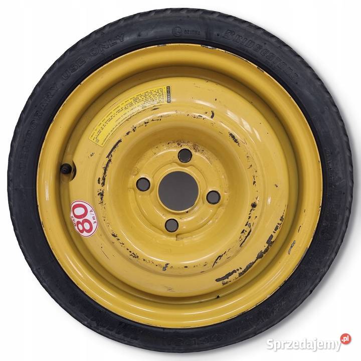 KOŁO DOJAZDOWE Honda Jazz II III 11570 D14 R14 Chełm