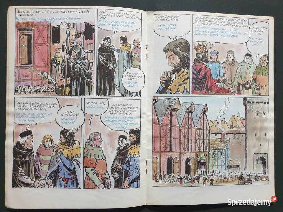 Kazimierz Wielki Casimir le Grand komiks Rok wydania 1988 Gdynia