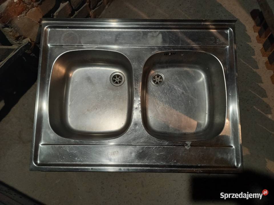 Zlew kuchenny stalowy dwukomorowy Kraków