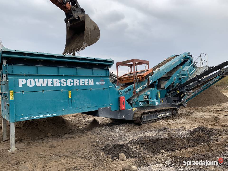 Przesiewacz sortownik Powerscreen Chieftain 1400 Trachy