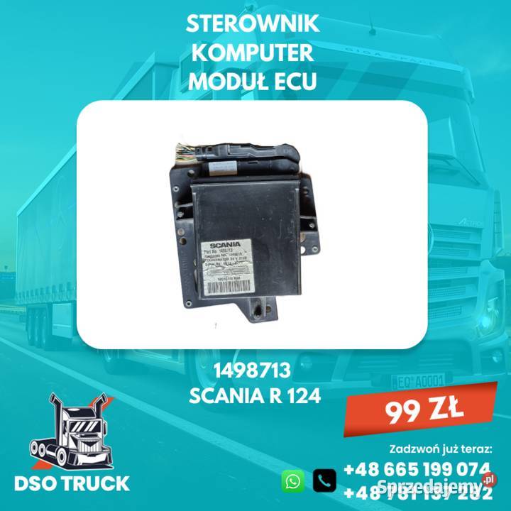 STEROWNIK KOMPUTER MODUŁ ECU 1498713 SCANIA R Zawichost