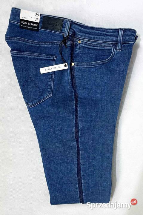 Spodnie damskie Wrangler Skinny Indigo Uniform Pisz