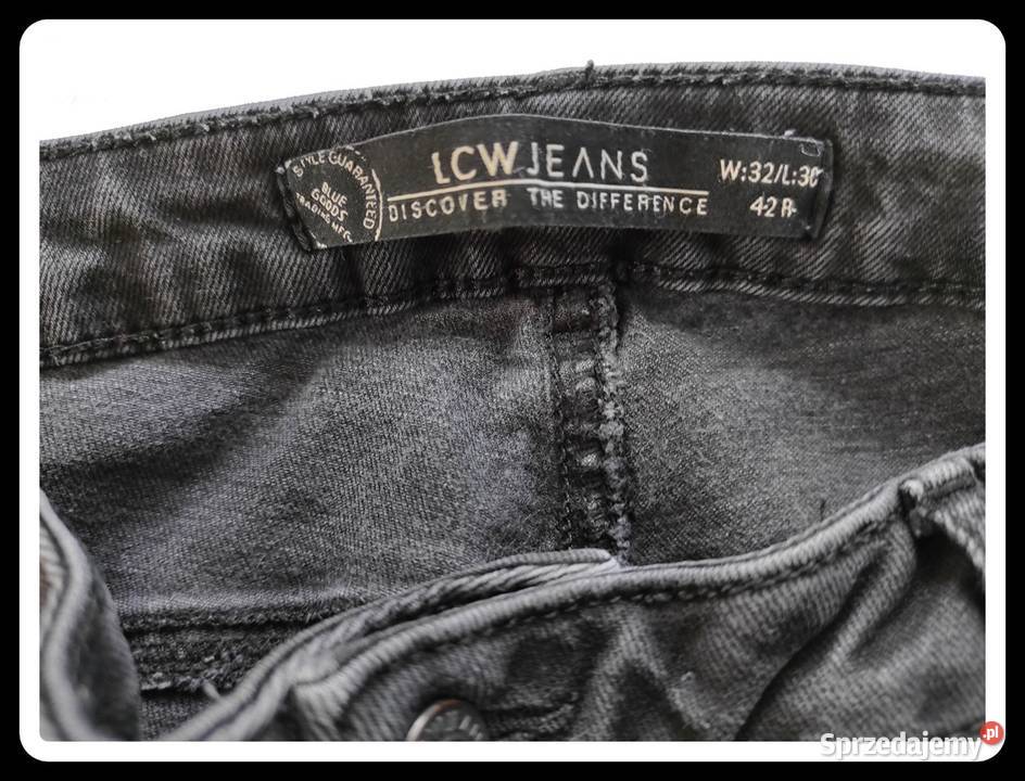 LWC jeans czarne spodnie damskie 42 XL Płock sprzedam