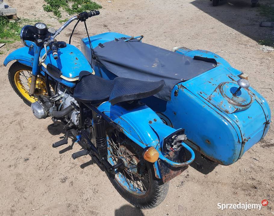 19 URAL IMZ 810330 z wózkiem 1987 dokumenty Ostrołęka
