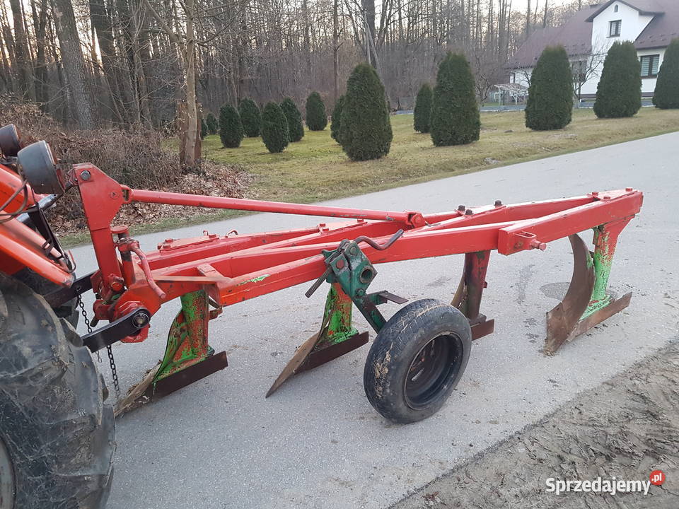 Pług zagonowy Duży 4skibowy oryginalny fabryczny Dąbrowa Tarnowska