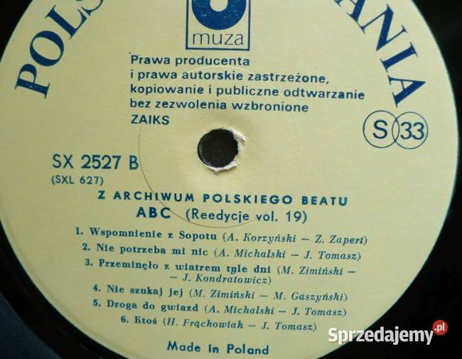 płyta winylowa ABC Andrzeja Nebeskiego Suwałki sprzedam