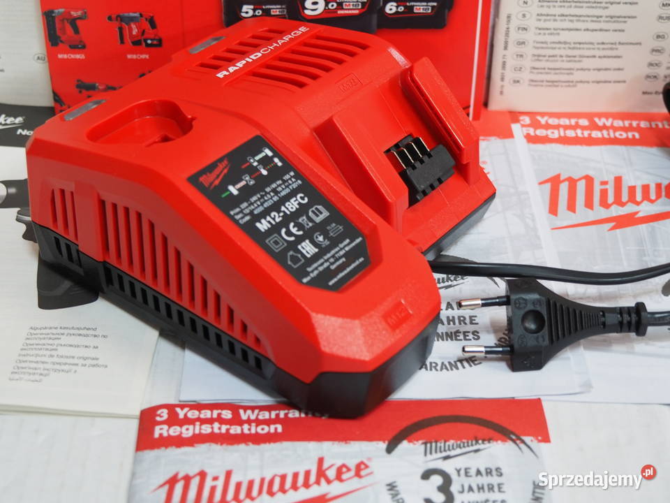 MILWAUKEE M1218FC ladowarka zasilacz bateria 12v