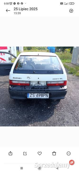 Suzuki Swift lampy tył 2 1993 piękne o zadbane Szczecin sprzedam