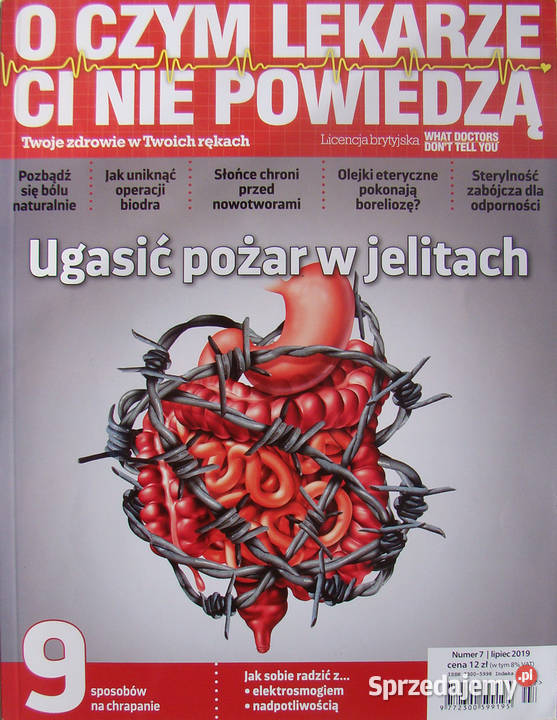 O czym lekarze ci nie powiedzą magazyn medyczny Kultura i Rozrywka Limanowa sprzedam