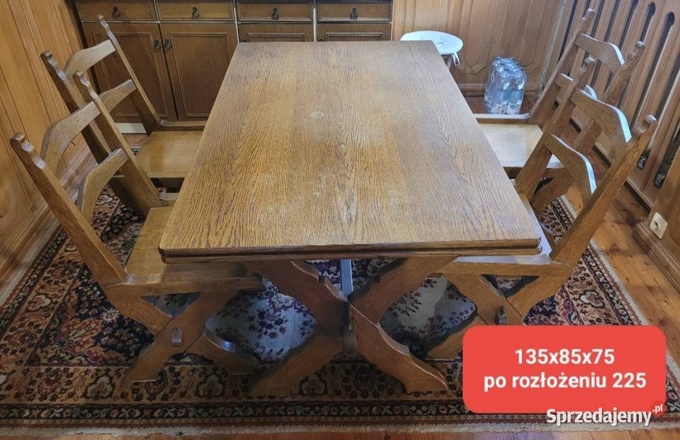 Na sprzedaż zestaw stół 6 krzeseł Szwarzedzka
