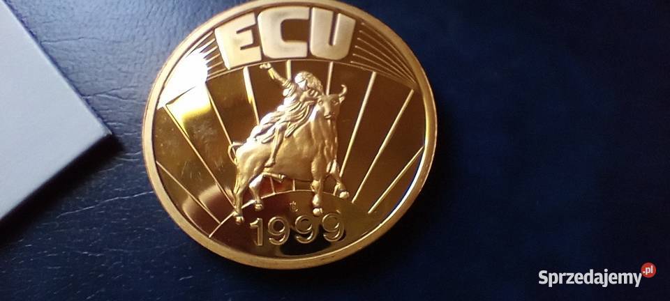 Stare monety Medal ECU 203 Numizmatyka Lesko