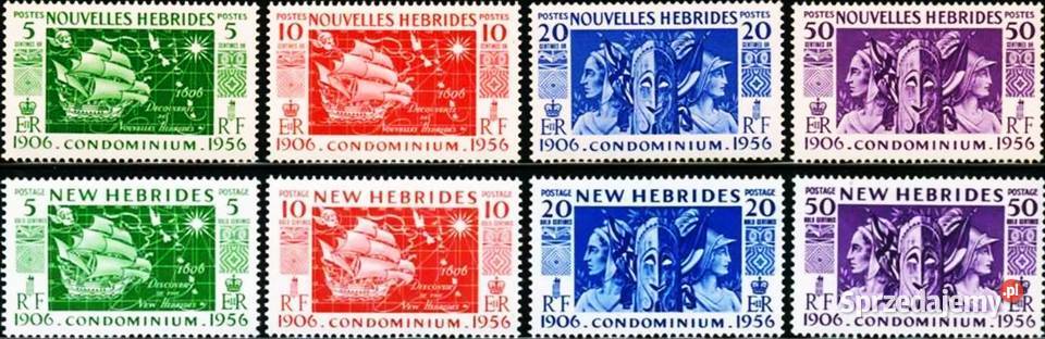 NOWE HEBVRYDY 1956 MNHdwie serie wysyłka pomorskie Człuchów