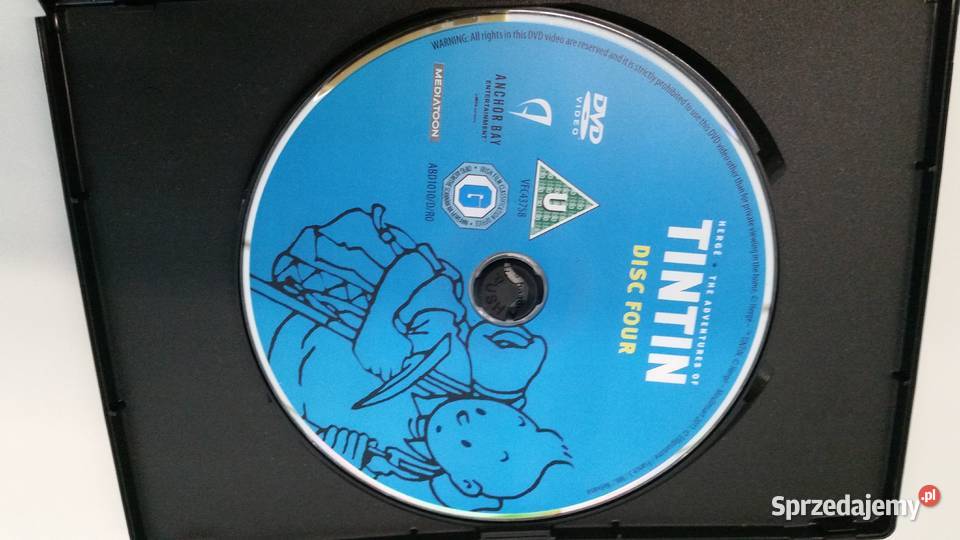 The Adventures Of TINTIN Disc 3 Disc 4 DVD lubelskie Puławy sprzedam