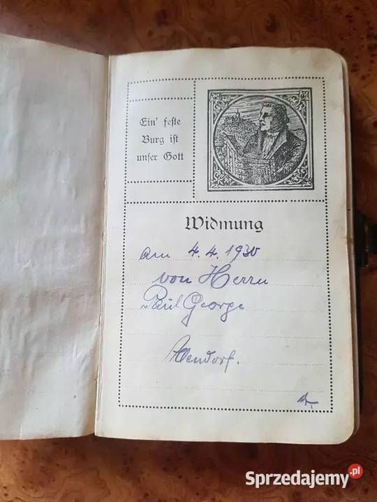 Staroniemiecka Biblia Antyczna z 1928r